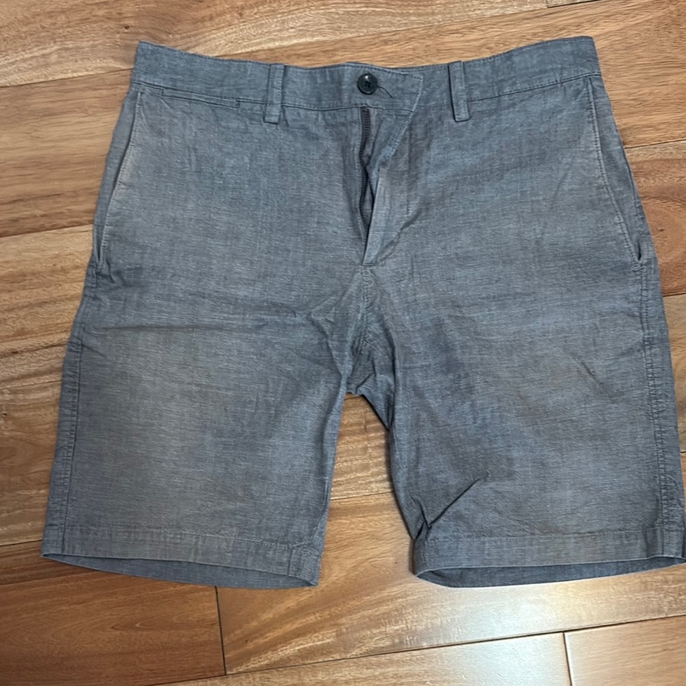 Banana Republic Gray Flat Front Shorts Modern Fit